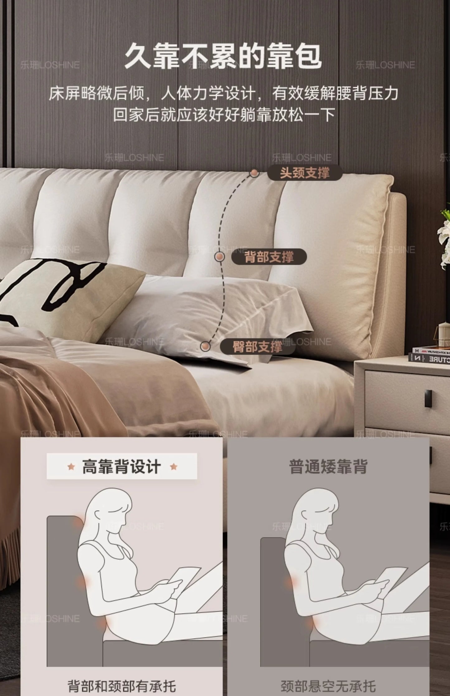 Fashionable Comfortable Beds Double European Minimalist Designer Simple Modern Bed Wedding Simple Wood Cama De Casal Furniture