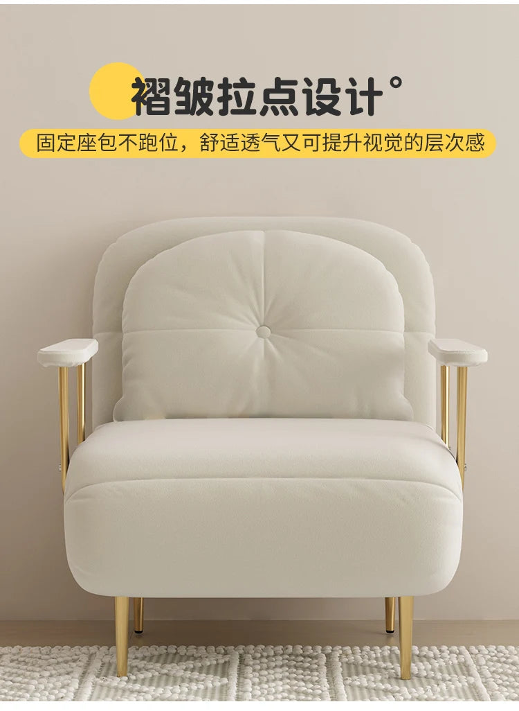 French Arm Living Room Sofas Elegant Trendy Cute Multifunctional Sofa Bed Premium Comfy Canapé Convertible Home Furniture