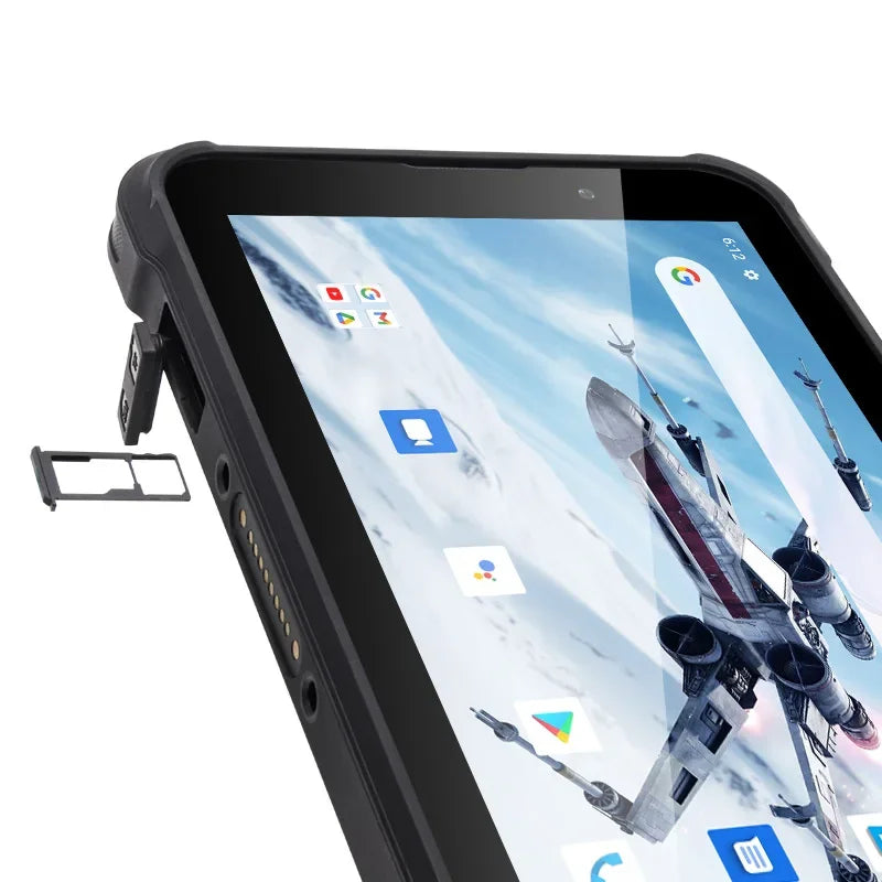 UNIWA T85S 8 Inch Kiosk Mode IP67 Rugged Tablet 4GB+64GB Industrial Android PC with 2D Scanner/1000 nits Screen Optional NFC
