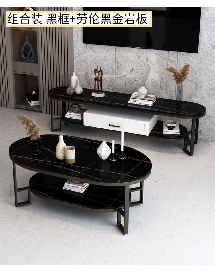Mid Century Modern Coffee Table Trendy Classic Oval Nordic Coffee Table Aesthetic Beauty Table Basse De Salon Home Furniture