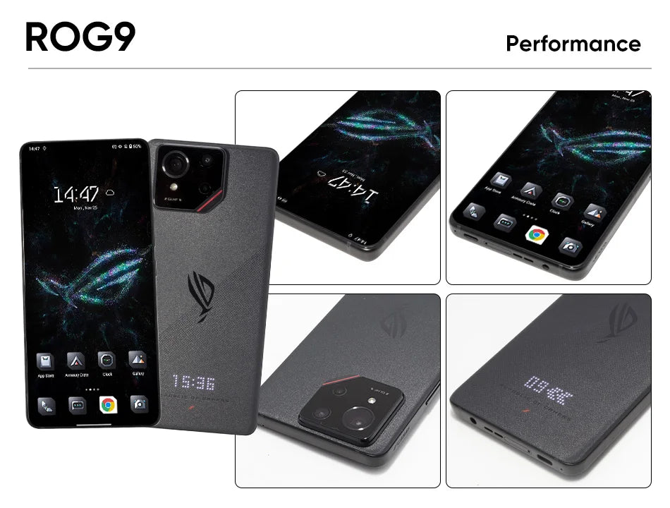Global ROM ASUS ROG Phone 9 5G Smartphone Snapdragon 8 Elite 6.78" 185Hz LTPO Display 5800mAh 65W Charging Android 15 ROG 9 Pro