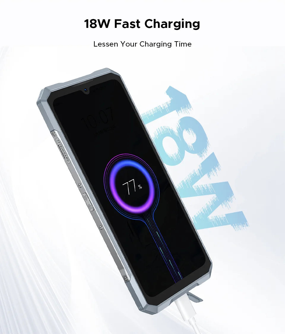 Global Version DOOGEE Blade GT Play Rugged Phone 20(8+12)GB 256GB 6.72” FHD+ 120Hz LED Light Effect Dimensity 7025 50MP Camera