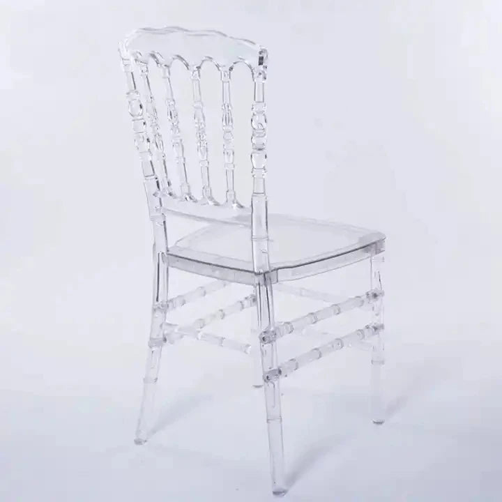 96pcs) Wholesale Crystal Transparent Hotel Party Events Clear Chiavari Chairs for wedding dinner table 281