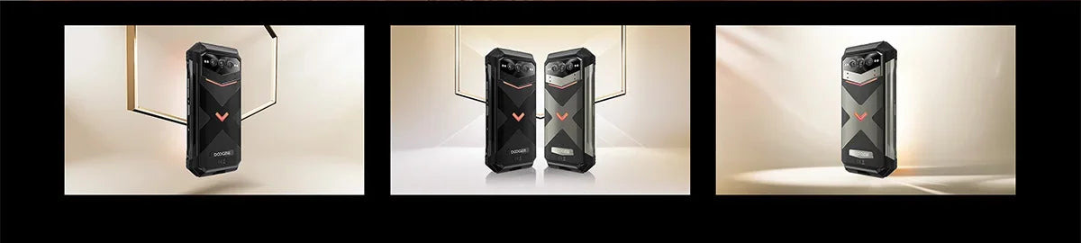 DOOGEE V Max Plus 5G Rugged Smartphone 36GB(16+20) 512GB 22000mAh 200MP Camera 6.58" 120Hz Android 14 Cellphone