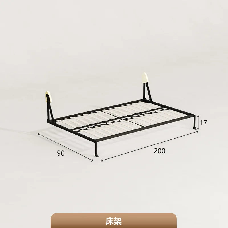 Multifunctional rollover invisible bed modern desk wardrobe integrated folding bed wall bed space saving