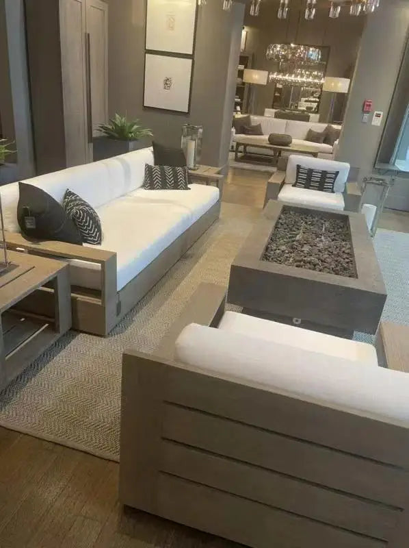 Modern Style Hotel Reception Salon Sofa Home Furniture Chaise Sectional 2 Piece U Shape Living Room Sofas