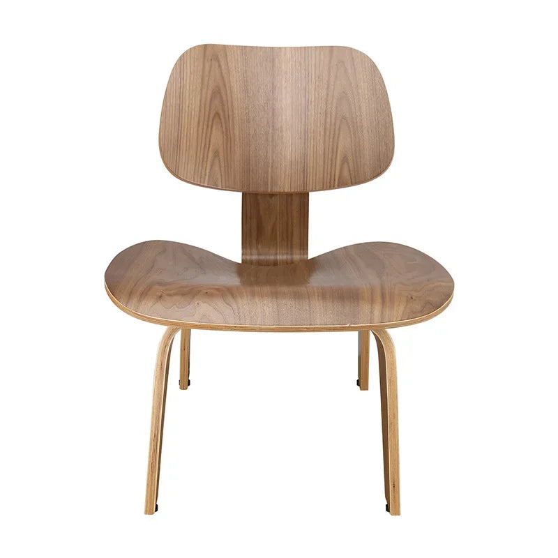 Modern Plywood Simple Leisure Chair Armchair Wood Legs Natural Living Room Japanese Chair Accent Chairs Home Furniture