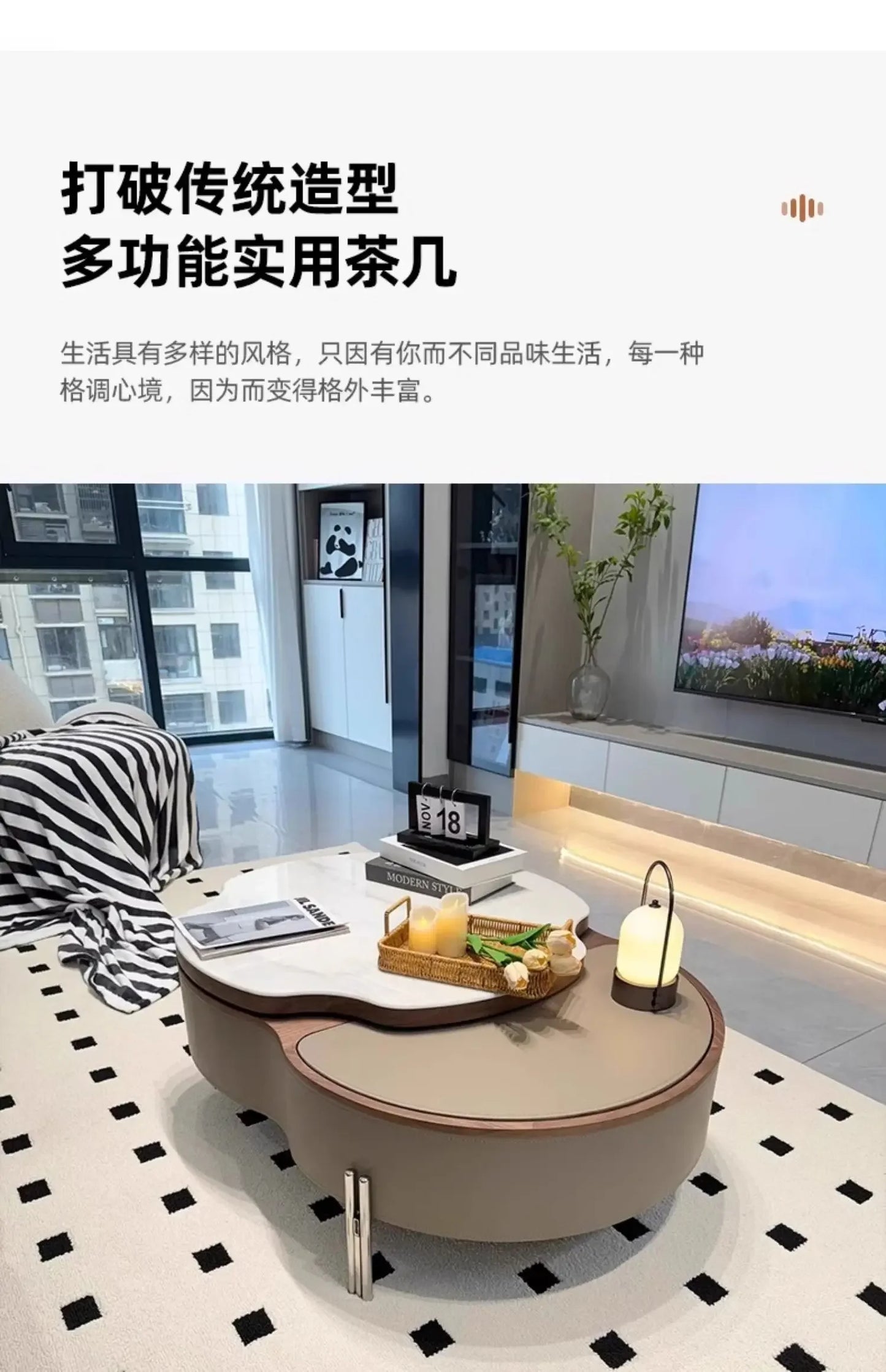 Multifunctional Storage Coffee Table Nordic Luxury Delicacy Quality Coffee Tables Trendy Elegant Mesa De Centro Sala Furniture