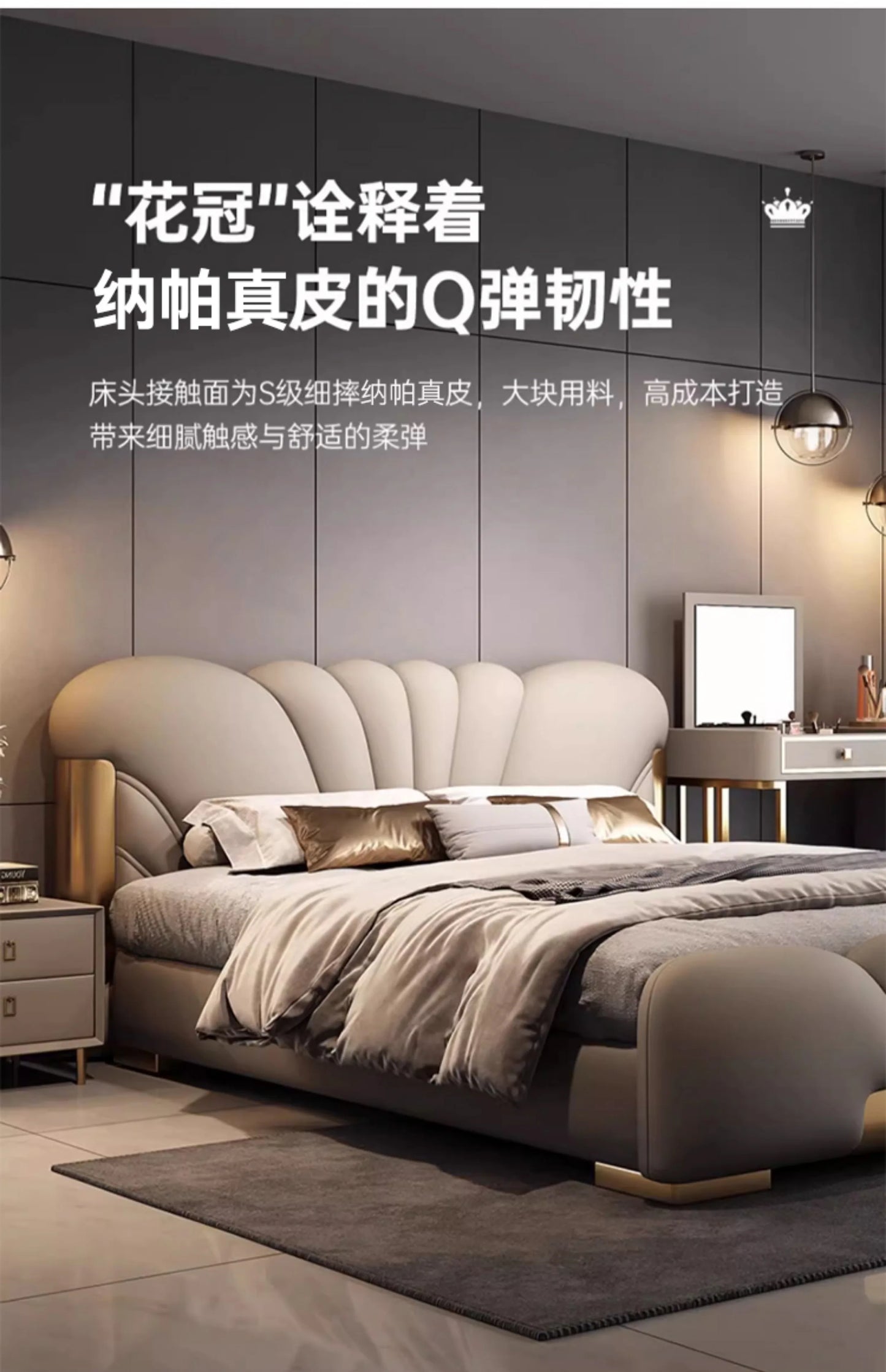 180x200cm luxury bed king size Base beds and frames living room cabinets double bed king size bed frames with head board
