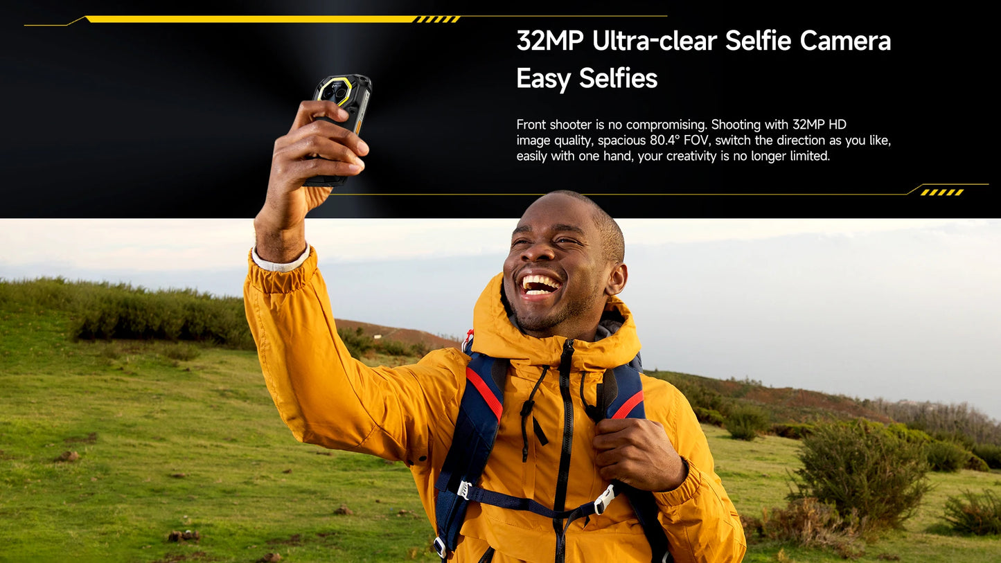 【World Premiere】Ulefone Armor Mini 20T Pro 5G 4.7" Display Rugged Phone LED Light Android 14 Smartphone 6200mAh 16GB+256GB 33W