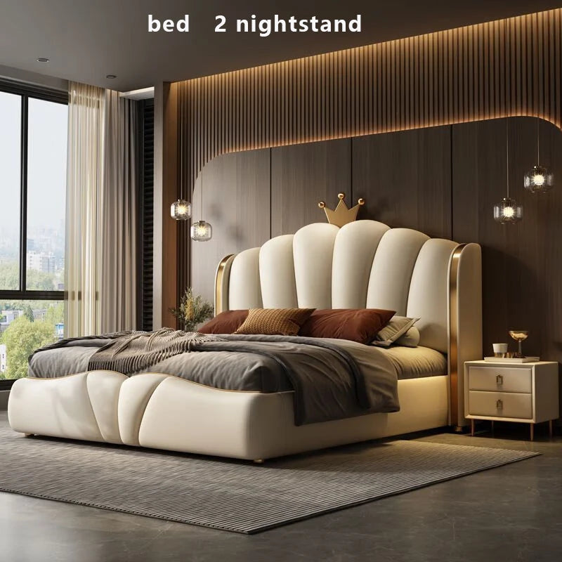 European Princess Bed Nordic Design Beauty Modern Luxury Bed Sun Castle Capsule Children Double Wooden Beliche Patio Furniture