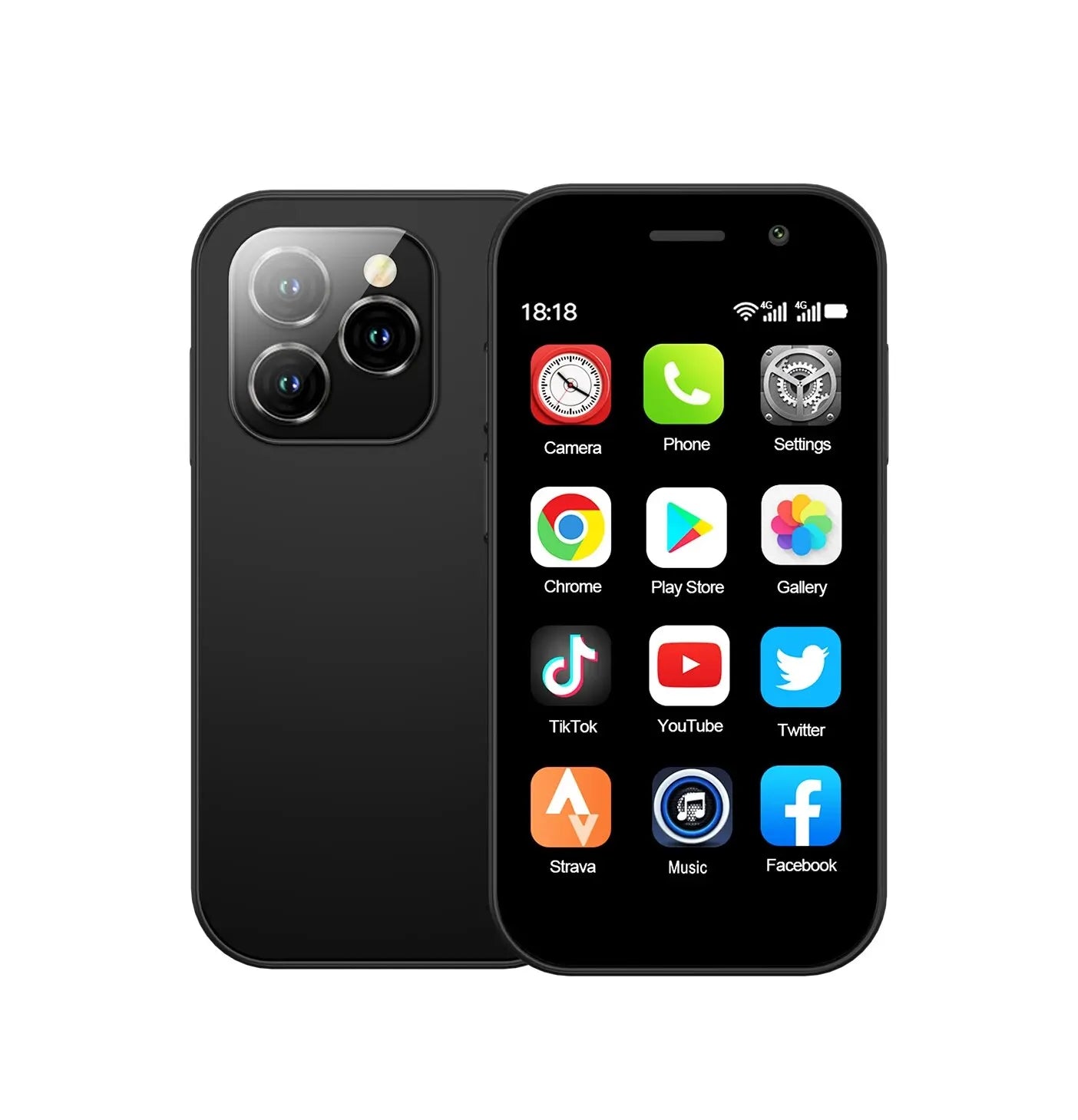 SERVO KING8000 4G Cellular Network Mini Smartphone Android 10.0 2GB+16GB 3" Display 5MP Camera Dual SIM With Play Store WhatsAPP
