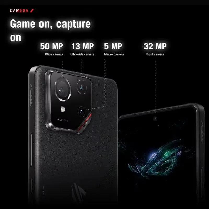 Global ROM ASUS ROG Phone 9 5G Smartphone Snapdragon 8 Elite 6.78" 185Hz LTPO Display 5800mAh 65W Charging Android 15 ROG 9 Pro