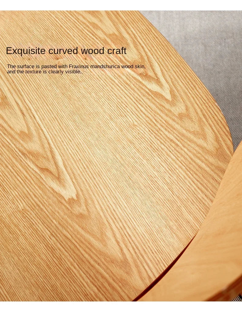 Modern Plywood Simple Leisure Chair Armchair Wood Legs Natural Living Room Japanese Chair Accent Chairs Home Furniture