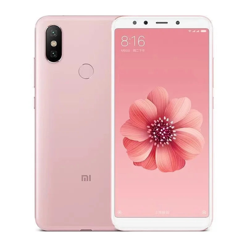 Global Versoin Xiaomi Mi 6X smartphone 20 million pixels celular googleplay Fingerprint Octa-core Global Rom 4G used phone