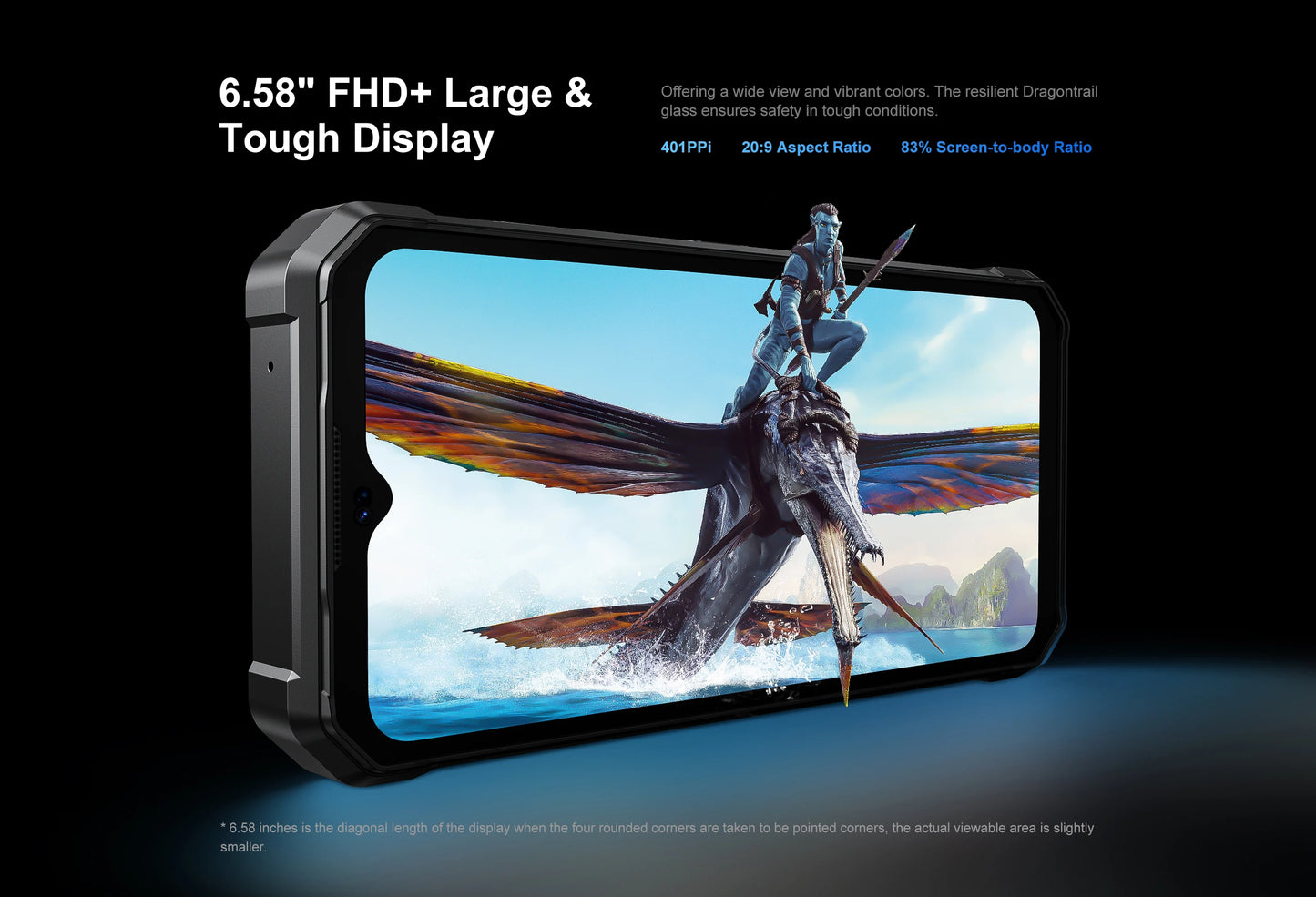 FOSSiBOT-F106PRO Rugged Smartphone, Android 14 Cellphone, 12000mAh, NFC, GPS, Helio G85, Mobile Phone, World Premiere