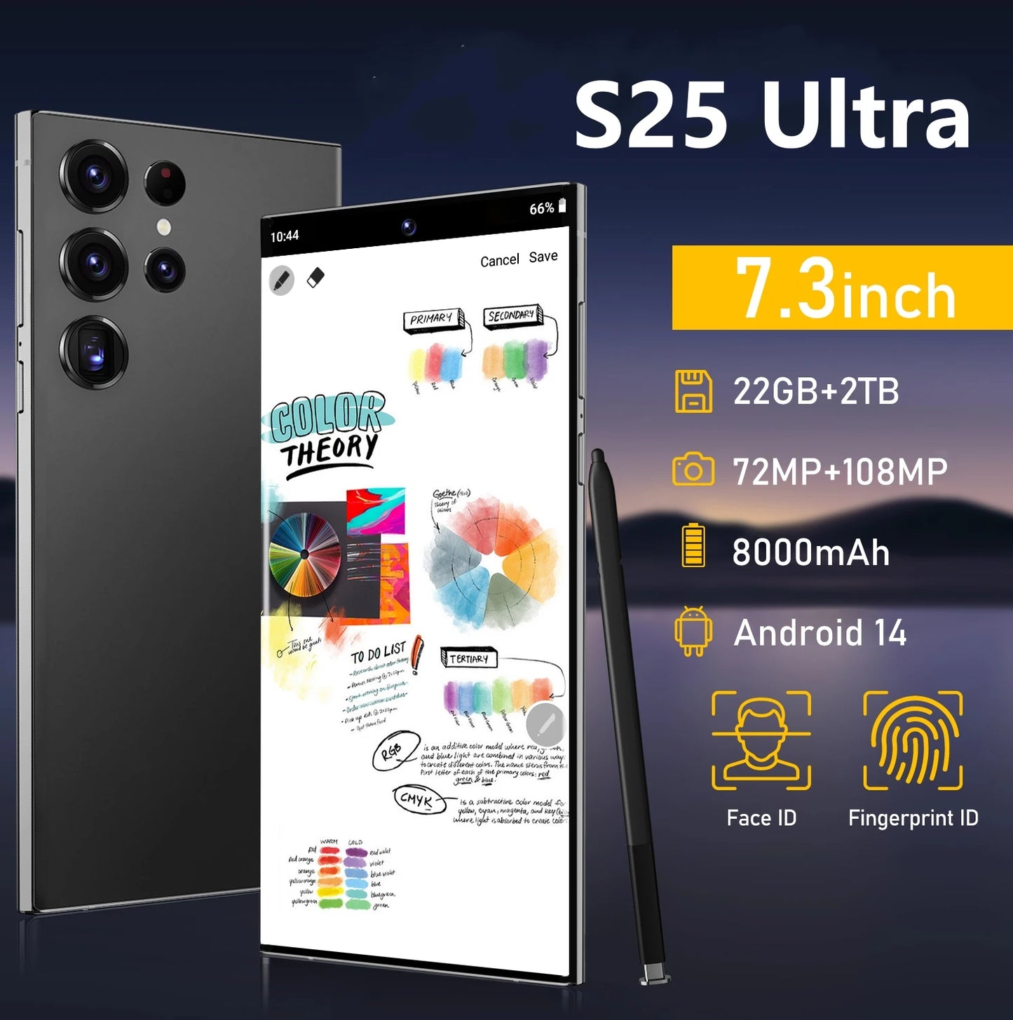 HOT 2025 new S25 Ultra original intelligent 5G dual card dual standby Android 14 system global version 108MP 8000mAh battery
