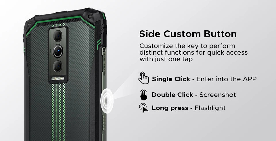 Global Version DOOGEE Blade10 Energy Rugged Phone Ultra-thin Android 15 6150mAh Battery 6.56'' Screen Widevine L1 Smartphone