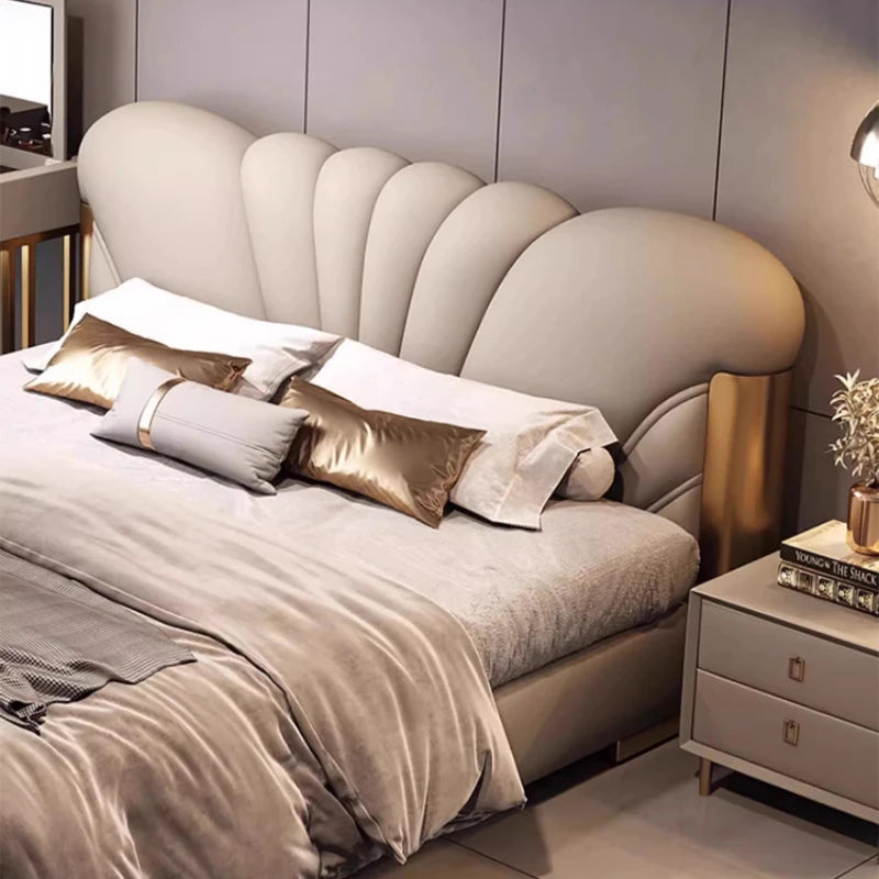 180x200cm luxury bed king size Base beds and frames living room cabinets double bed king size bed frames with head board