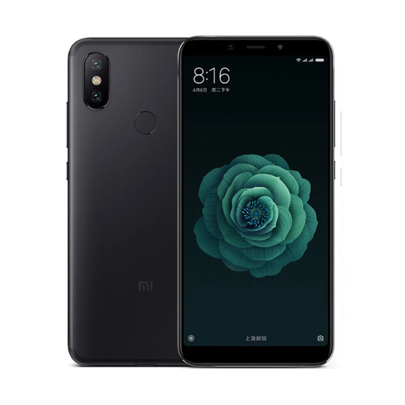Global Versoin Xiaomi Mi 6X smartphone 20 million pixels celular googleplay Fingerprint Octa-core Global Rom 4G used phone