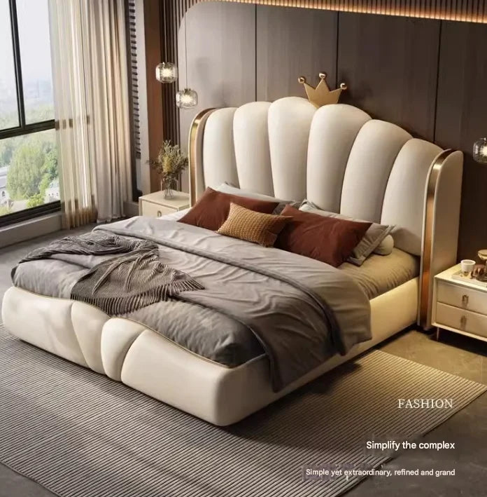 European Princess Bed Nordic Design Beauty Modern Luxury Bed Sun Castle Capsule Children Double Wooden Beliche Patio Furniture