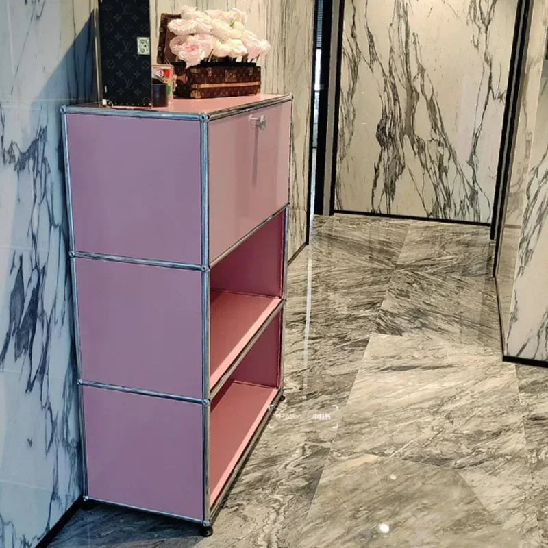Nordic Open Filing Cabinet Display Shelves Stand Organizer Office Cupboards Compact Designer Armoires De Salon Storage Furniture