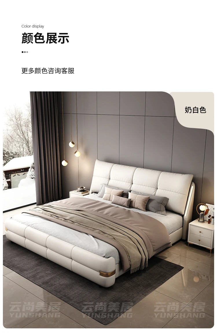 180x200cm Headboard frames and bed bases tatami super king frame royal bedroom furniture set luxury Bed table king size bed