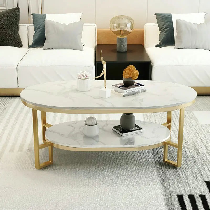 Mid Century Modern Coffee Table Trendy Classic Oval Nordic Coffee Table Aesthetic Beauty Table Basse De Salon Home Furniture