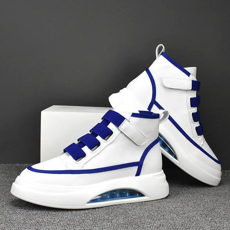 High Top Men's Shoes 2025 Spring Autumn Brand White Casual Sneaker Platform Luxury Designer Men Ankle Boots zapatos para hombre