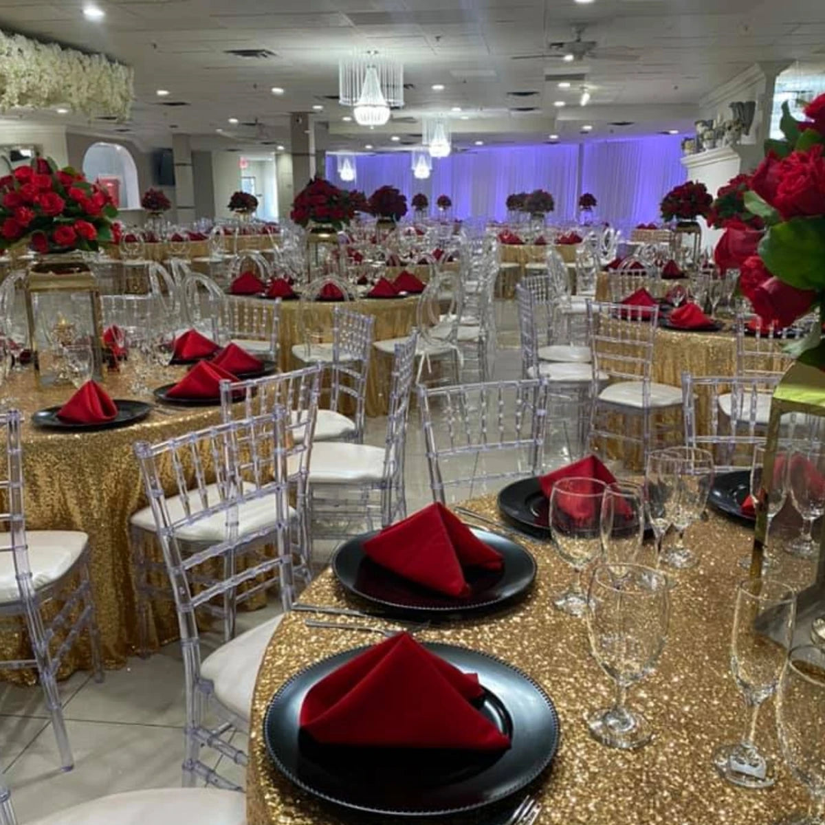 100pcs)Modern Restaurant Wedding Party Chairs plastic Stackable Hotel Gold Chiavari Chairs 1149