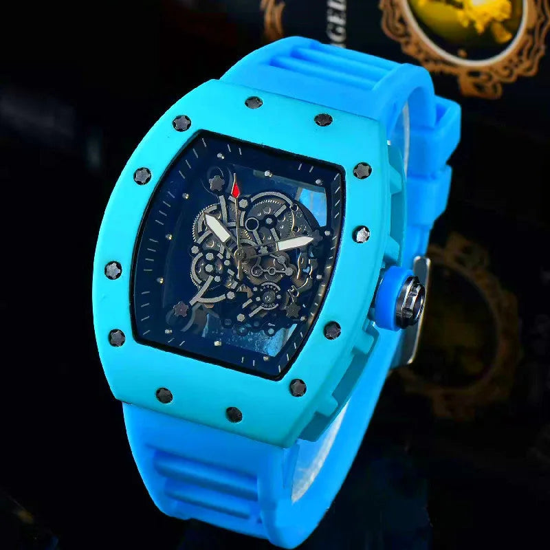 AL-56Atransparent double-sided openwork fashionable quartz watch for men, a luxurious gift for men's watches,Watches for men