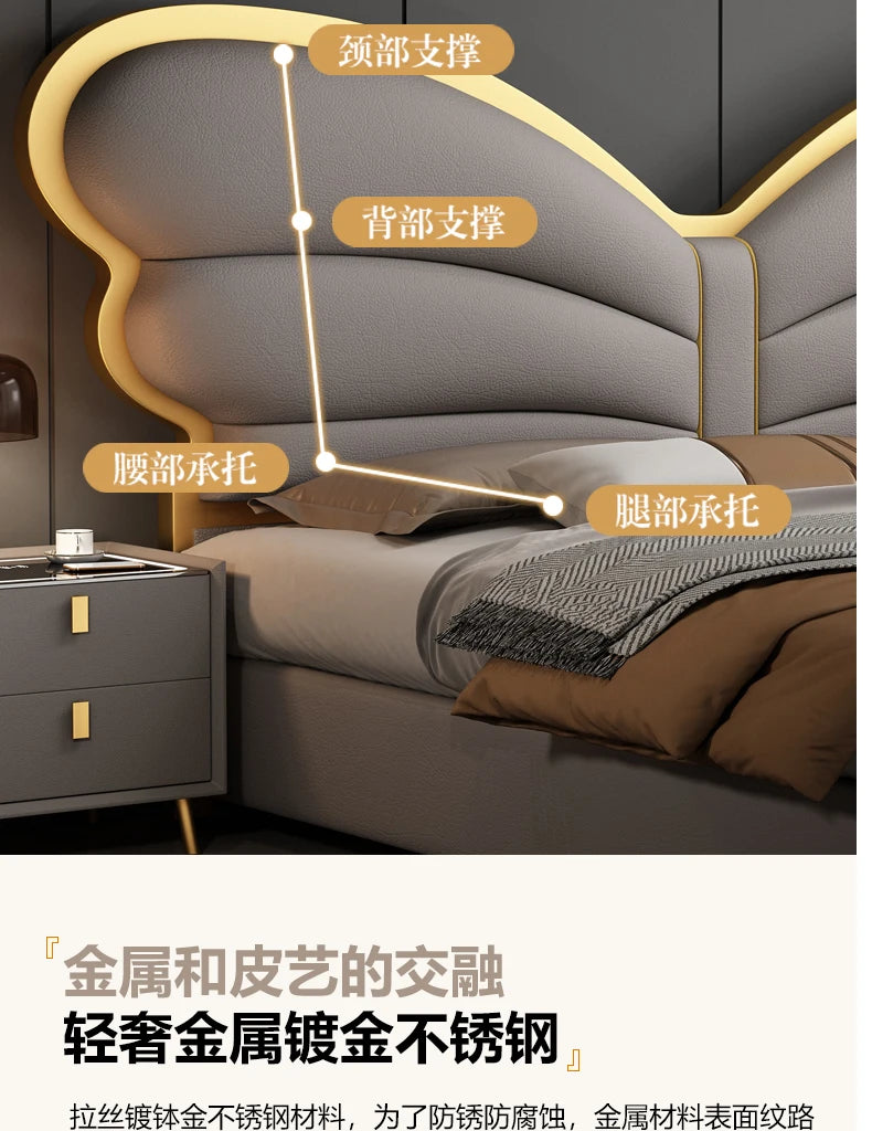 180X200cm double headboard frames and bases tatami solid wood bed sex bed bedroom furniture luxury king size