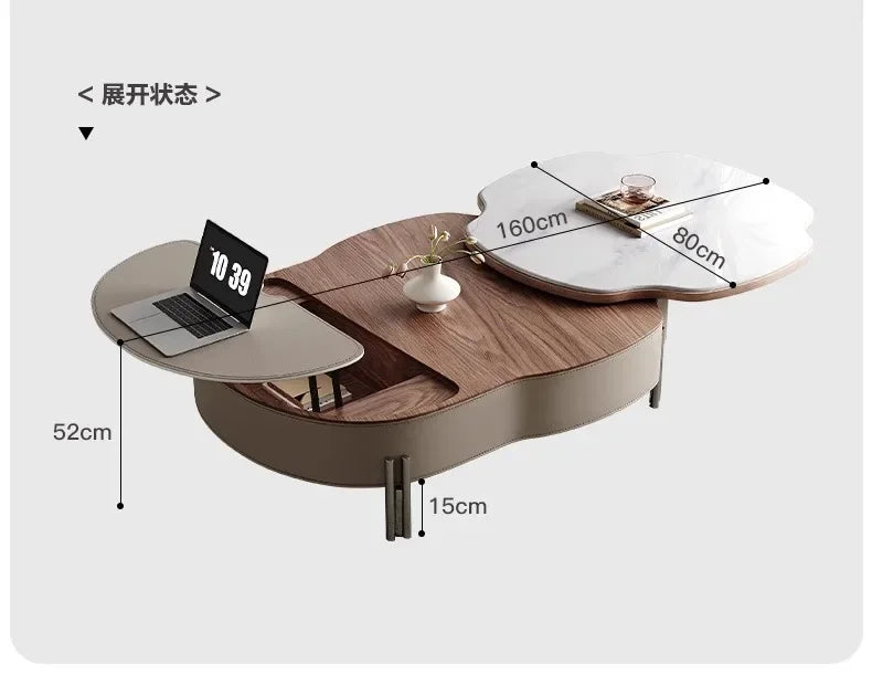 Multifunctional Storage Coffee Table Nordic Luxury Delicacy Quality Coffee Tables Trendy Elegant Mesa De Centro Sala Furniture