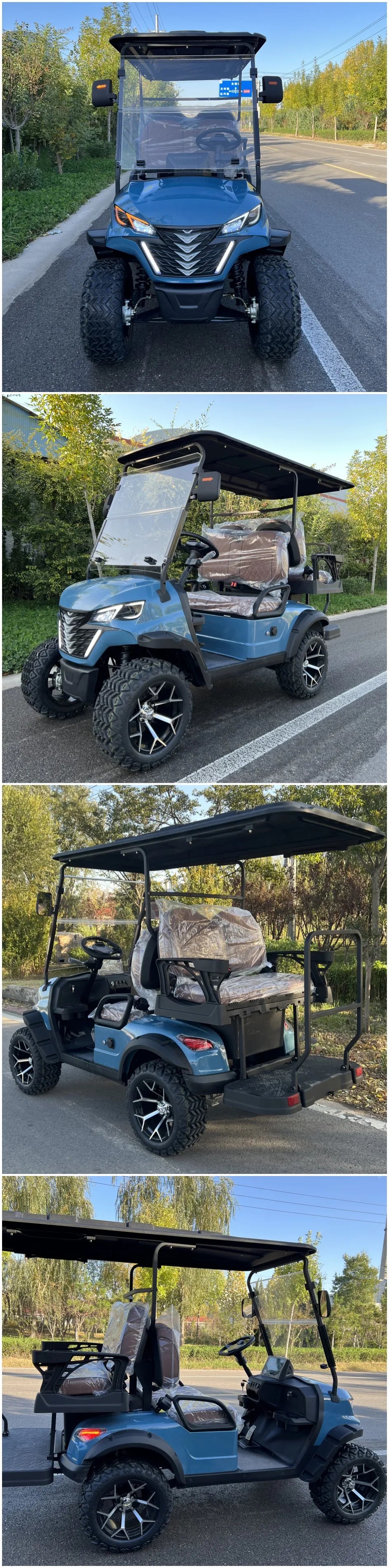 2/4/6/8 Seats Hunting Golf Cart Street Legal Electric off Road Golf Carts Car Buggy Golf Scooter Gocart