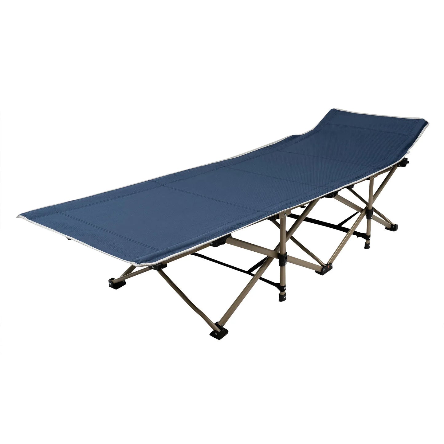 Camping Cots, High-Strength Carbon Steel, 1200D Oxford Cloth, Elevated 15" Bed (7528in), Comfortable and Breathable, Easy