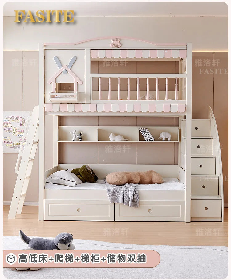 Girl Boy Princess Bed Castle Tree House High Low Mother Bed