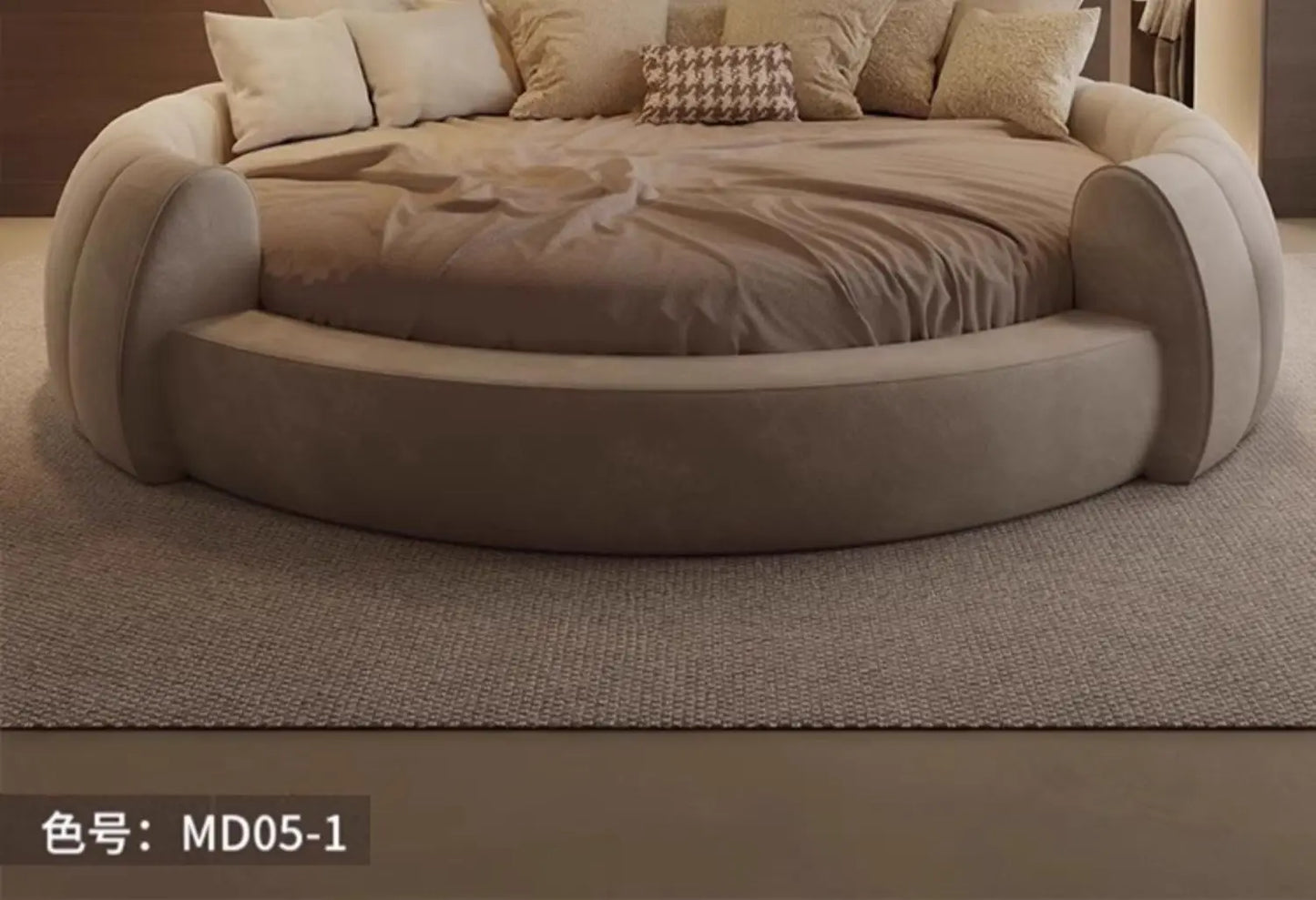 180X200cm furniture bedroom luxury king size Round bed Chest Double sex bed Base beds and frames full marriage bedrooms