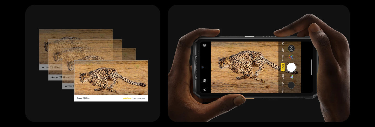 【2025 New】Ulefone Armor 29 Ultra 5G Rugged Phone Smartphone Android 15 32GB+1TB 21200mAh 120W Flash Charging Dual Screen NFC