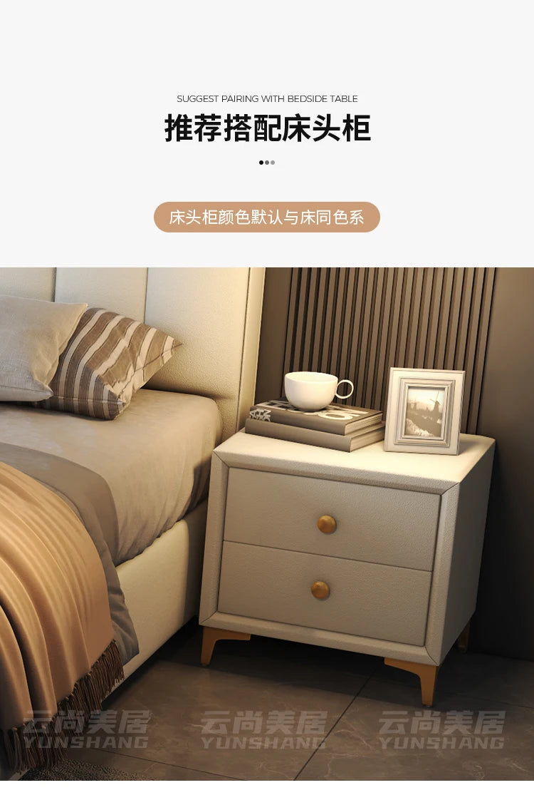 180x200cm Headboard frames and bed bases tatami super king frame royal bedroom furniture set luxury Bed table king size bed