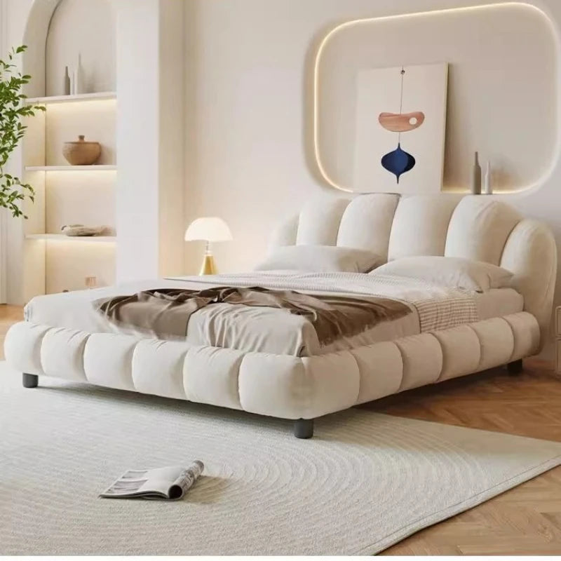 180x200cm Nordic bedroom sets full set furniture bedframes queen size side table bed frame king size frame double bed