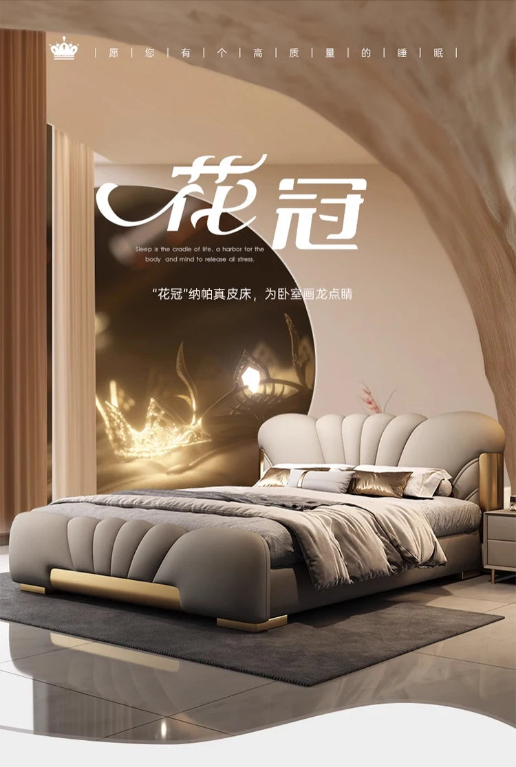 180x200cm luxury bed king size Base beds and frames living room cabinets double bed king size bed frames with head board