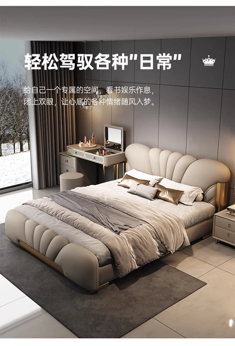 180x200cm luxury bed king size Base beds and frames living room cabinets double bed king size bed frames with head board