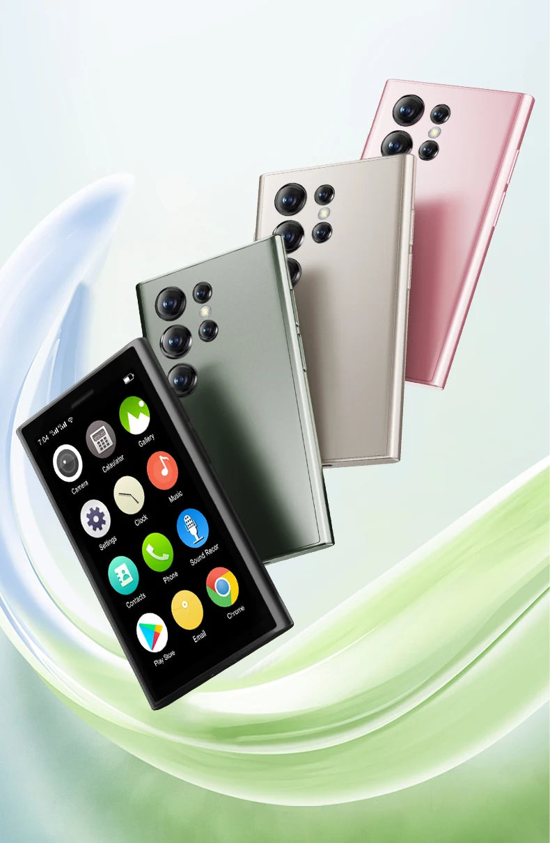 SERVO S26 3G WCDMA Mini Smartphone 2GB RAM 16GB ROM Google Play Face Unlock 3.0" Touch Display Tiny Smart Phones 2 SIM Standby