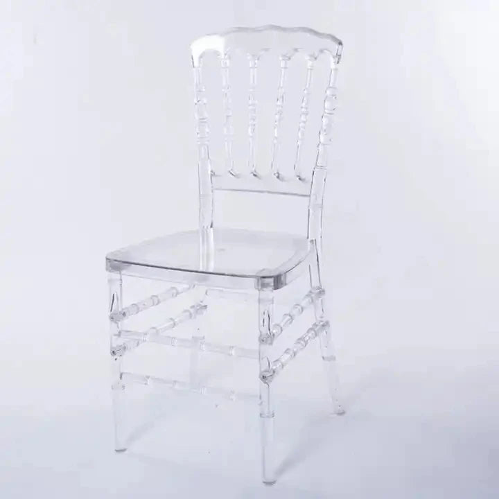 96pcs) Wholesale Crystal Transparent Hotel Party Events Clear Chiavari Chairs for wedding dinner table 281