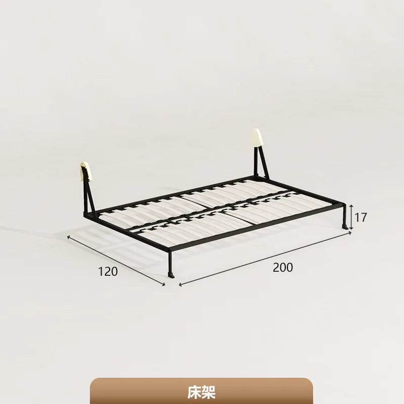 Multifunctional rollover invisible bed modern desk wardrobe integrated folding bed wall bed space saving