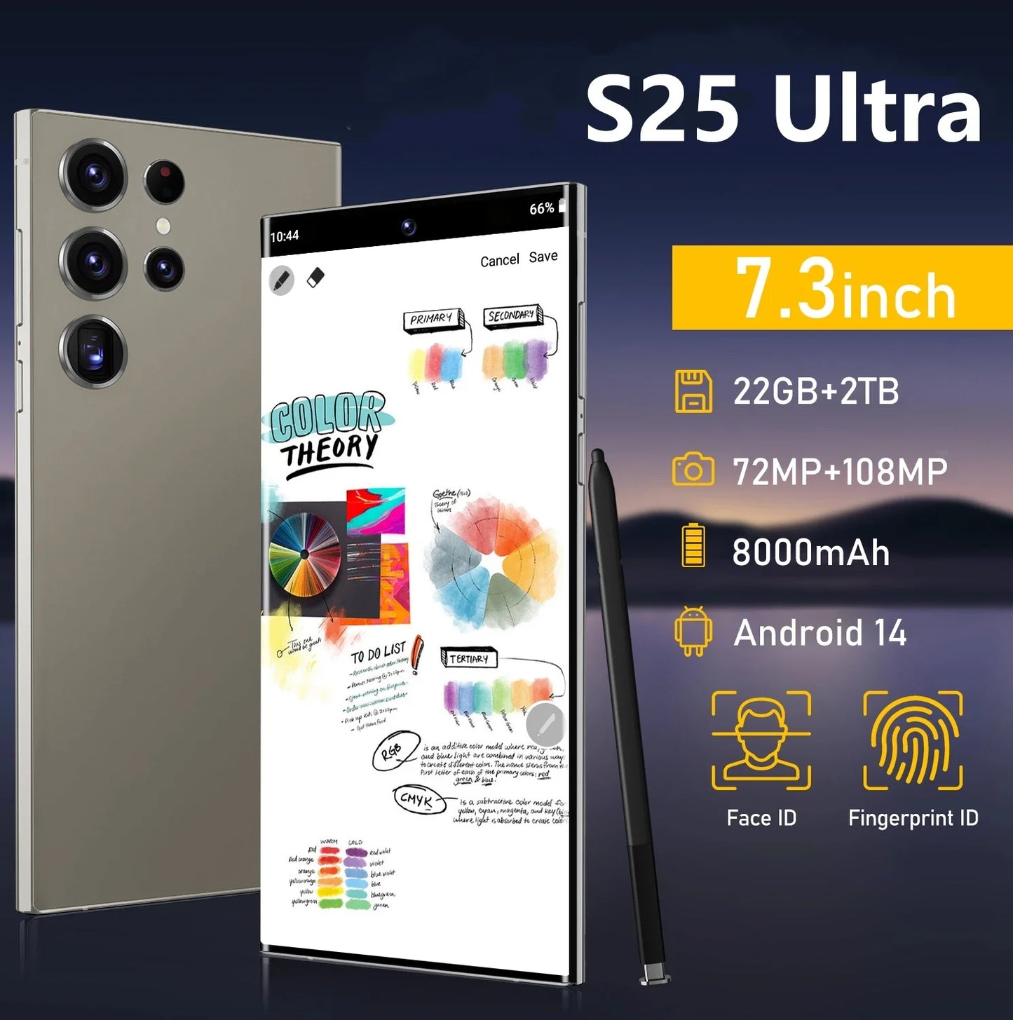 HOT 2025 new S25 Ultra original intelligent 5G dual card dual standby Android 14 system global version 108MP 8000mAh battery