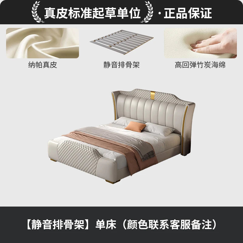 180X200cm home furniture Bed table luxury king size Base beds and frames double beds king size bed frames with head board