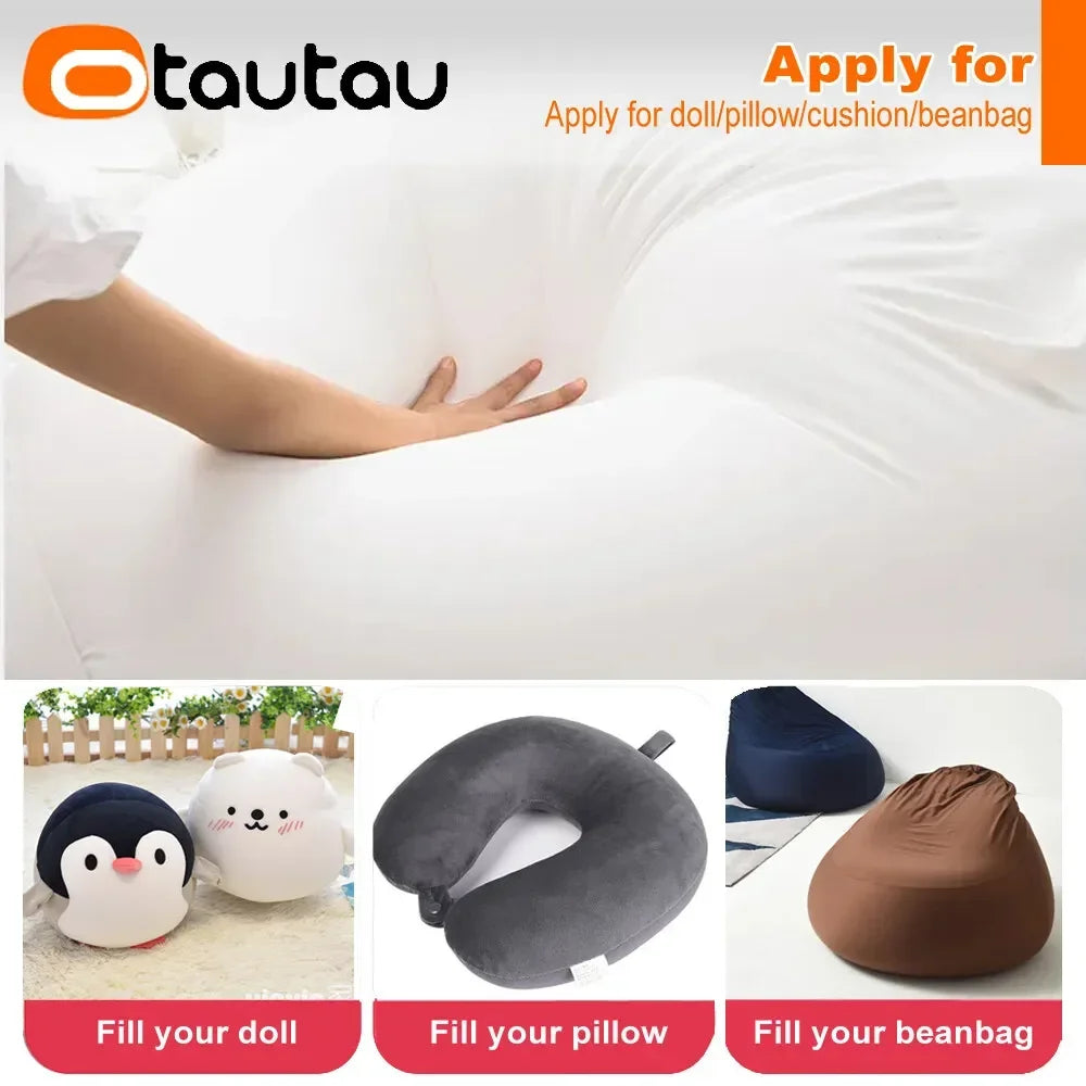 OTAUTAU 240L EPS Ball Filler for 3ft Beanbag Pouf 3-5mm Polyester Pillow Cushion Bean Bag Chair Snow Scene TL001