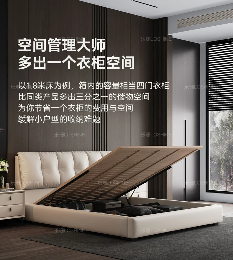 Fashionable Comfortable Beds Double European Minimalist Designer Simple Modern Bed Wedding Simple Wood Cama De Casal Furniture
