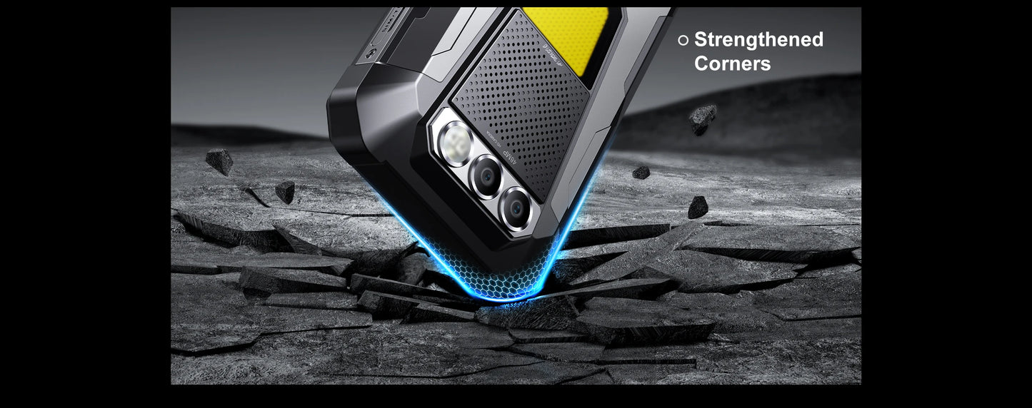 FOSSiBOT-F106PRO Rugged Smartphone, Android 14 Cellphone, 12000mAh, NFC, GPS, Helio G85, Mobile Phone, World Premiere